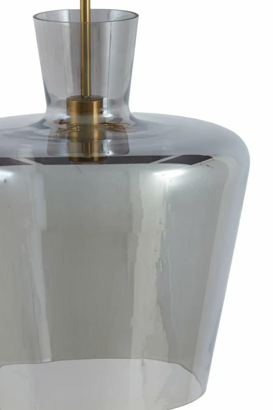 Light en Living Hanglamp Ø35x43 cm MYLES smoke glas+antiek brons Best