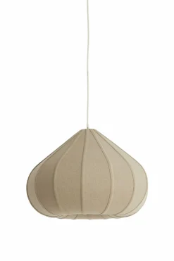Light en Living Hanglamp Ø50X34 cm ZUBEDA linnen naturel Clearance