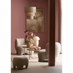 Light en Living Hanglamp 3L Ø45x50 cm MALAIKA taupe Best