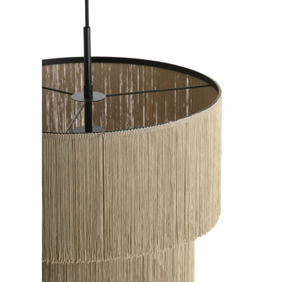 Light en Living Hanglamp 3L Ø45x50 cm MALAIKA taupe Best
