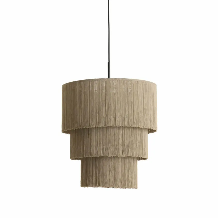 Light en Living Hanglamp 3L Ø45x50 cm MALAIKA taupe Best
