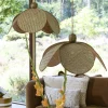 Light en Living Hanglamp Ø48x29 cm LAVRIO webbing naturel+hout Clearance