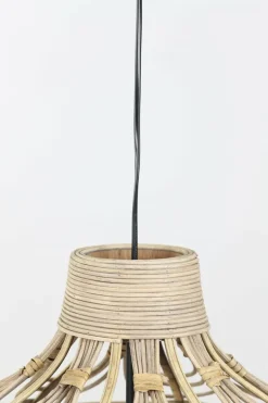 Light en Living Hanglamp Ø48x43 cm POCITA rotan naturel L
