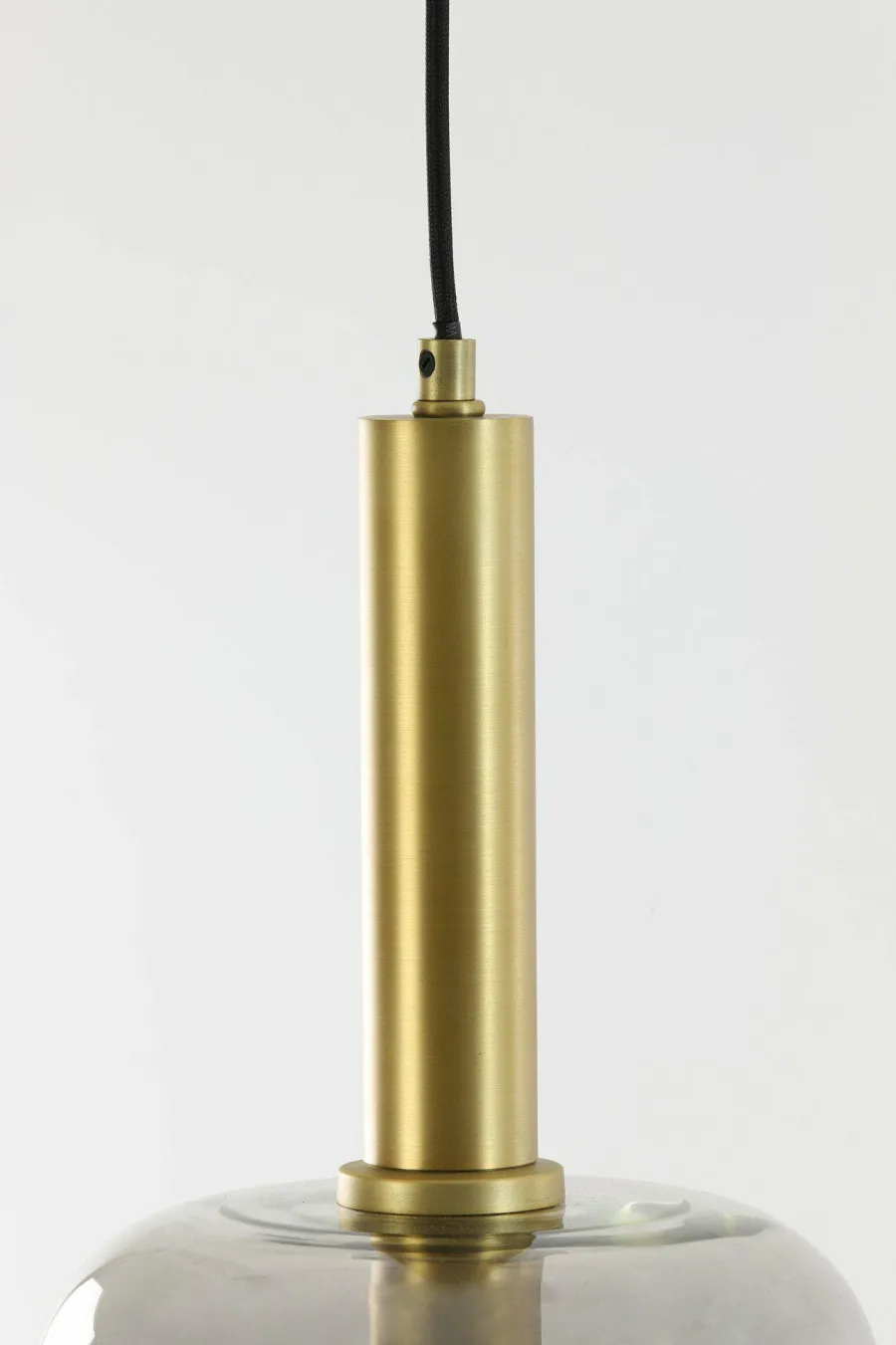 Light en Living Hanglamp Ø22x52 cm LEKAR antiek brons+smoke glas Online