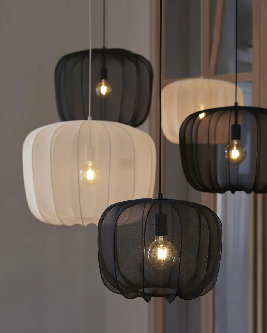 Light en Living Hanglamp Ø50x37,5 cm PLUMERIA zand Clearance