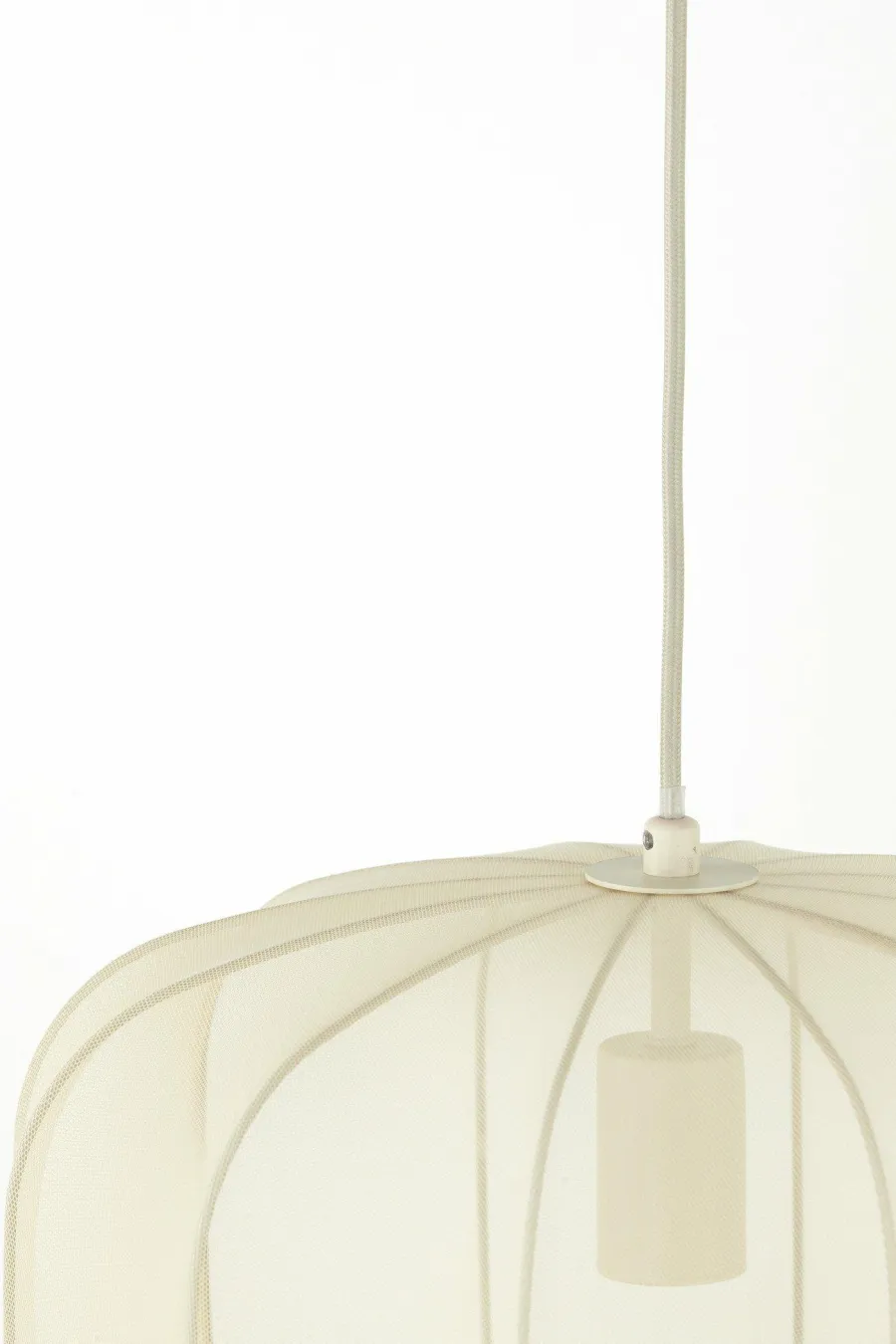 Light en Living Hanglamp Ø50x37,5 cm PLUMERIA zand Clearance