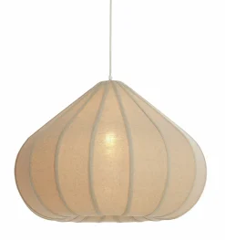 Light en Living Hanglamp Ø60X42,5 cm ZUBEDA linnen naturel Outlet