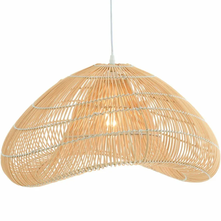 Light en Living Hanglamp 65x64x30,5 cm JANZUR rattan naturel