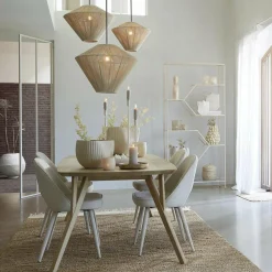 Light en Living Hanglamp Ø56x43 cm FELIDA crème Hot
