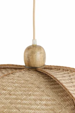 Light en Living Hanglamp Ø60,5x30,5 cm LAVRIO natural hout Best