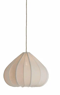 Light en Living Hanglamp Ø58,5x40 cm ZUBEDA crème Discount