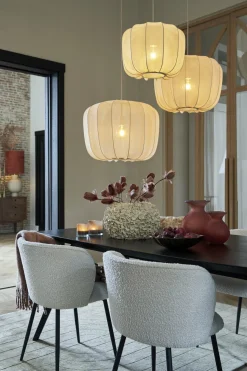 Light en Living Hanglamp Ø40x30 cm PLUMERIA zand Discount