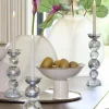 Light en Living Kaarsenhouder Ø9,5x34 cm ITINGA glas bubbel smoke Hot