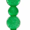 Light en Living Kaarsenhouder Ø9,5x34 cm ITINGA glas bubbel groen New