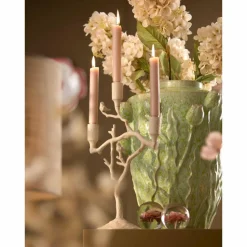Light en Living Kandelaar 3L 26x11x42 cm JARDIA creme Outlet
