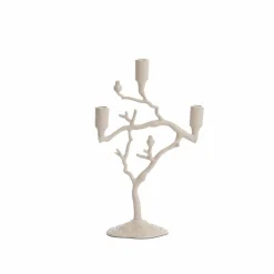 Light en Living Kandelaar 3L 26x11x42 cm JARDIA creme Outlet