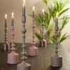 Light en Living Kandelaar Ø10x42 cm SHEVA mat bruin Outlet