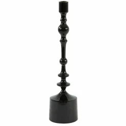 Light en Living Kandelaar Ø10x42 cm SHEVA glanzend zwart Best