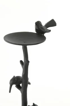 Light en Living Kandelaar 17,5x11,5x34,5 cm BIRD mat zwart