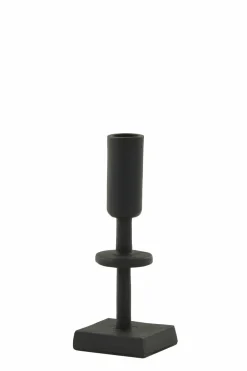 Light en Living Kandelaar 6x6x17 cm KABIRA mat zwart Best