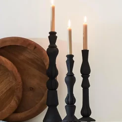 Light en Living Kandelaar TAVOLA hout mat zwart - diverse afmetingen Best