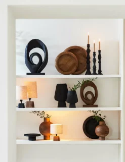 Light en Living Kandelaar TAVOLA hout mat zwart - diverse afmetingen Best