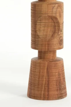 Light en Living Kandelaar EXUMAS hout bruin - 2 maten Clearance