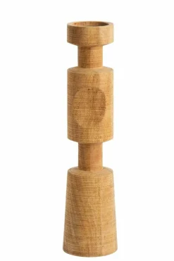 Light en Living Kandelaar EXUMAS hout bruin - 2 maten Clearance