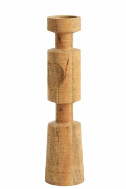 Light en Living Kandelaar EXUMAS hout bruin - 2 maten Clearance