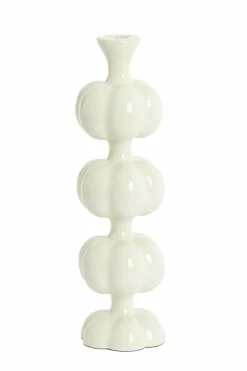 Light en Living Kandelaar Ø10x35 cm CALDAS glans crème Outlet