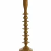 Light en Living Kandelaar Ø10x42,5 cm MERAKO glanzend okergeel goud Clearance