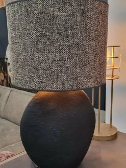 Light en Living Kap cilinder SAVERNA donker bruin - diverse afmetingen Hot