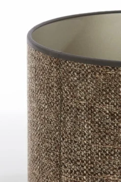Light en Living Kap cilinder SAVERNA donker bruin - diverse afmetingen Hot