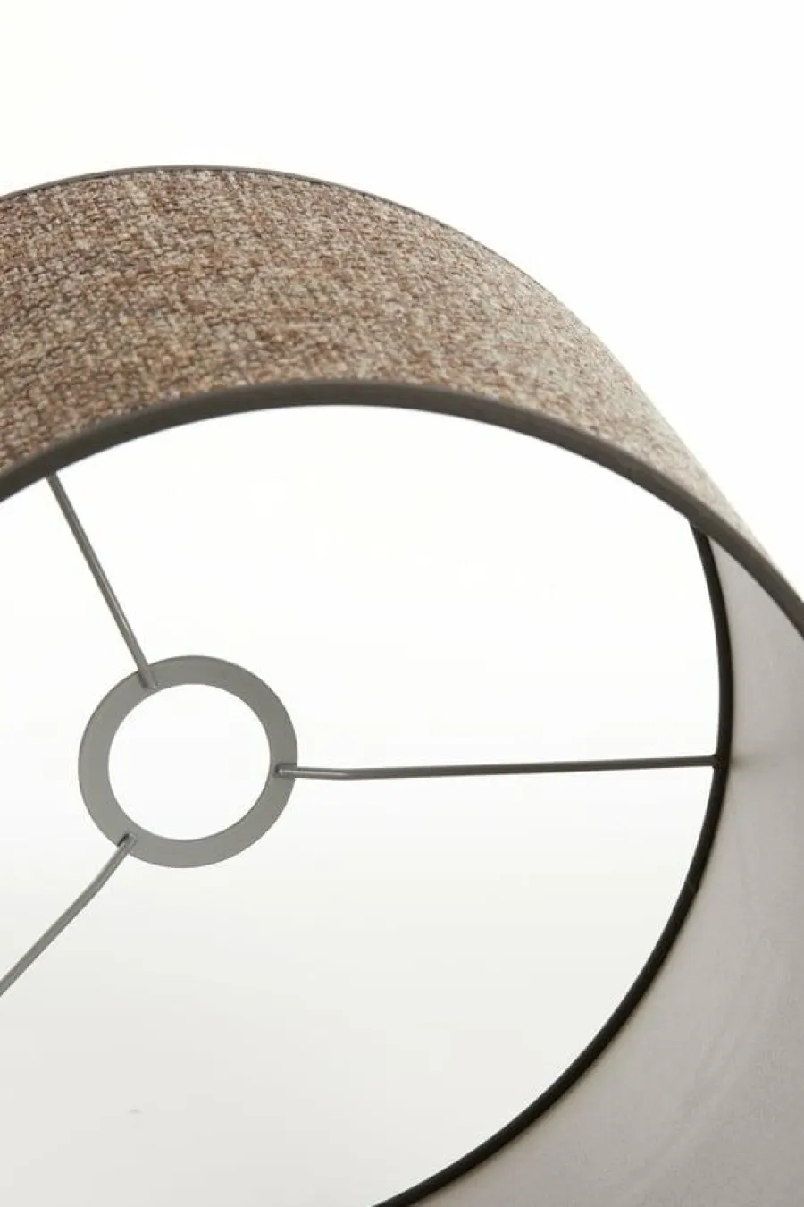 Light en Living Kap cilinder SAVERNA donker bruin - diverse afmetingen Hot