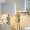 Light en Living Kap cilinder 30-30-21 cm VELOURS off white