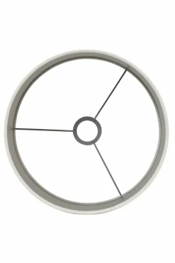 Light en Living Kap cilinder 25-25-18 cm VELOURS off white Best