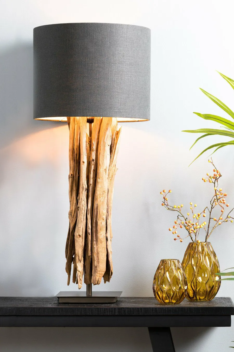 Light en Living Kap cilinder 40-40-30 cm LIVIGNO antraciet Online