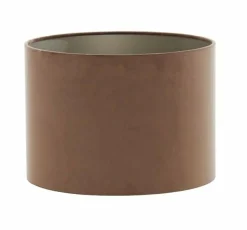 Light en Living Kap cilinder 40x40x30 cm VELOURS chocolade bruin Sale