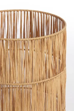 Light en Living Kap cilinder 30-30-40 cm LANZANO raffia naturel Outlet
