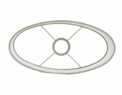 Light en Living Kap ovaal recht smal 45-21-32 cm SENDAI zand Discount