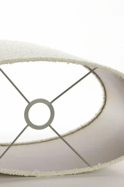 Light en Living Kap ovaal recht smal 45-21-32 cm BOLERO wit Clearance