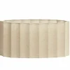 Light en Living Kap ovaal recht smal 38-17,5-19 cm DISLI naturel Outlet