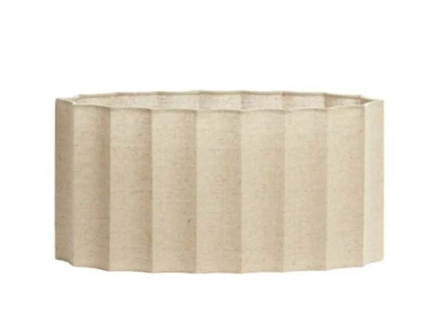 Light en Living Kap ovaal recht smal 38-17,5-19 cm DISLI naturel Outlet