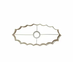Light en Living Kap ovaal recht smal 38-17,5-19 cm DISLI naturel Outlet
