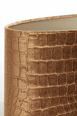 Light en Living Kap ovaal recht smal 45-21-22 cm PRAYA bruin Online