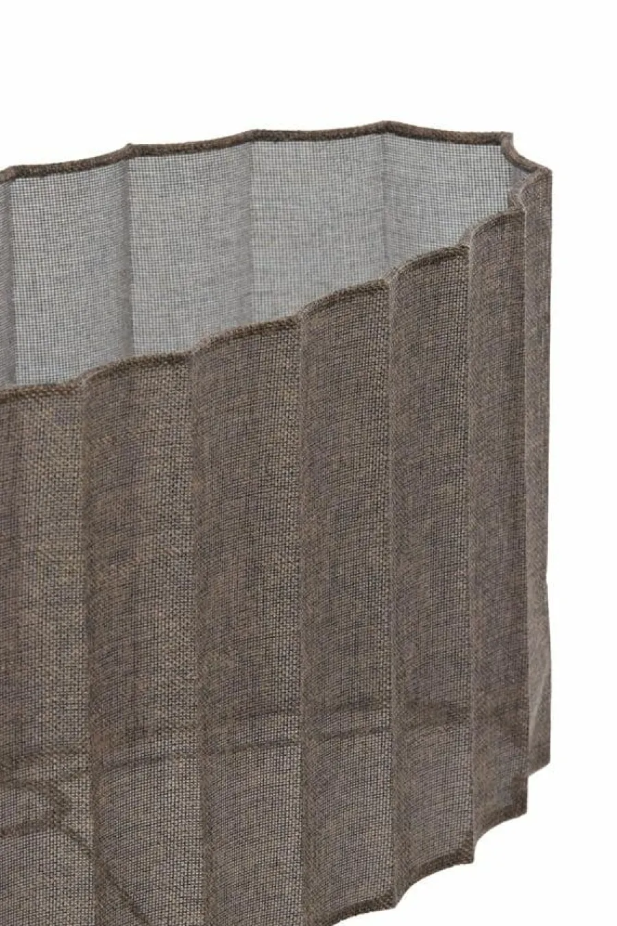 Light en Living Kap ovaal recht smal 45-21-22 cm DISLI linnen bruin Outlet