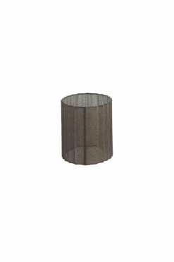 Light en Living Kap ovaal recht smal 45-21-22 cm DISLI linnen bruin Outlet