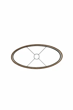 Light en Living Kap ovaal recht smal 45-21-32 cm FLAIR koper Hot