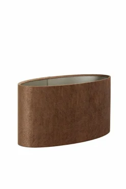 Light en Living Kap ovaal recht smal 38-17,5-19 cm LUBIS bruin Best