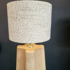 Light en Living Kap ovaal recht smal hoog 30-15-25 cm RIF zand